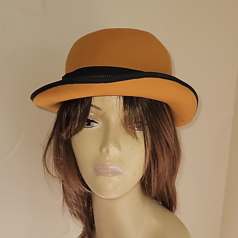 GOLD BLACK ZIPPER HAT Street Smart BY BETMAR Made in‎ USA